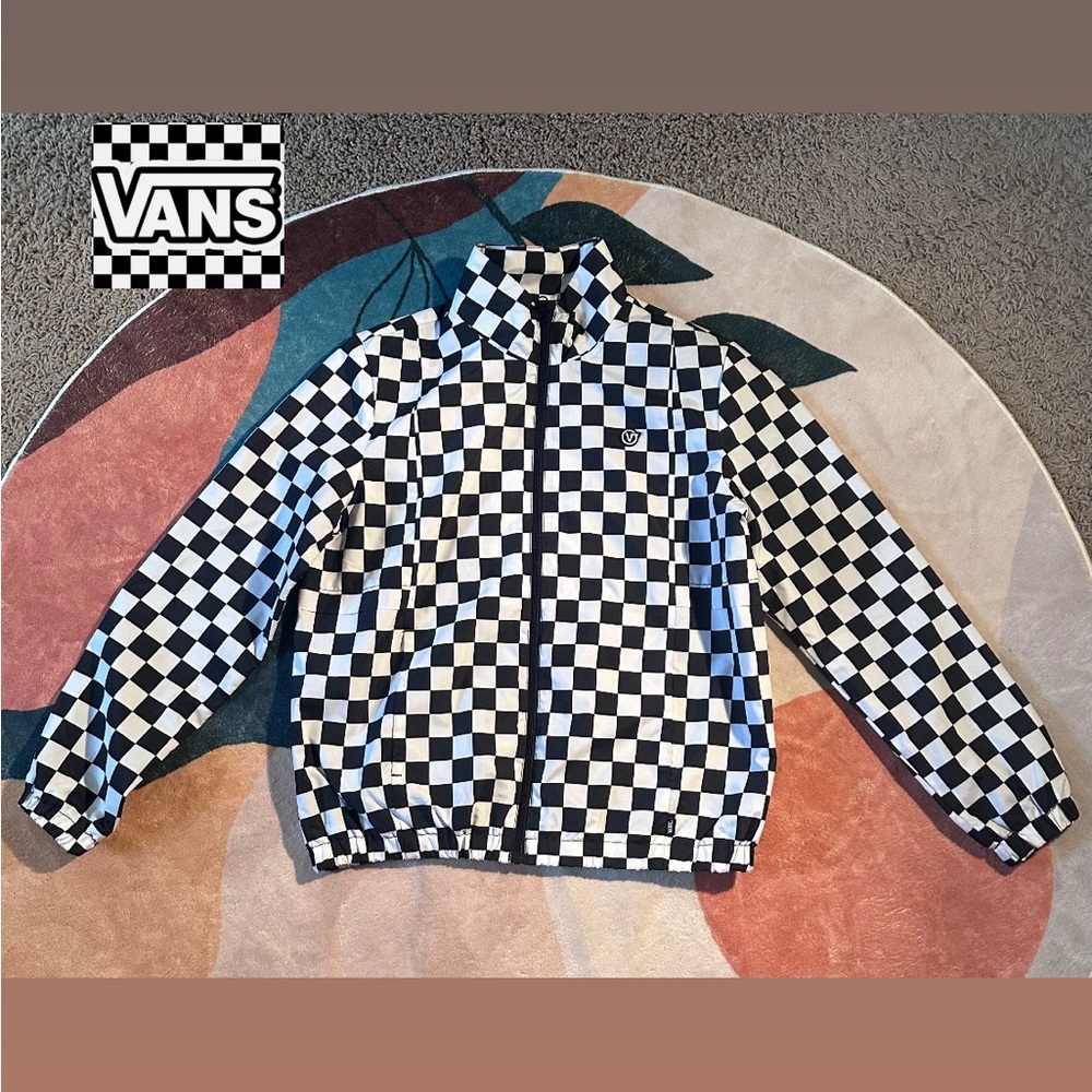Vans Black and White Checkered Jacket